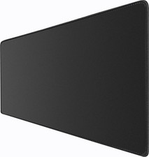 Black Large Extended Gaming Mouse Pad Micro-Weave Desk Mat 31.5x15.7 Inch