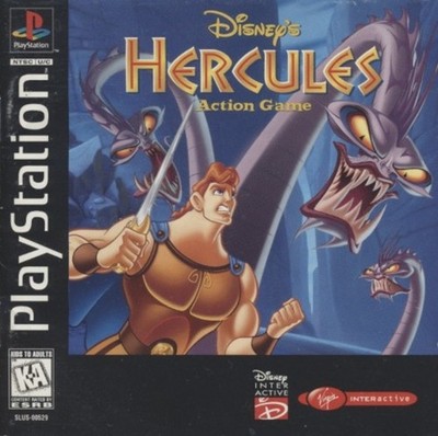 Disney's Hercules: Action Game PLAYSTATION 1 PS1 PS2 mythic character kids game!