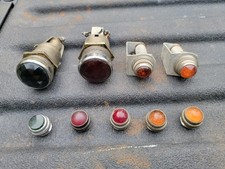 9 Vintage Panel Indicator Light Amp Electronics Build Green Orange Red 9 Vintage Panel Indicator Light Amp Electronics Build Green Orange Red