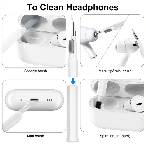 Multifunction Cleaning Kit For Laptop Keyboard Airpod Earbuds Screens & More - Afbeelding 8 van 17