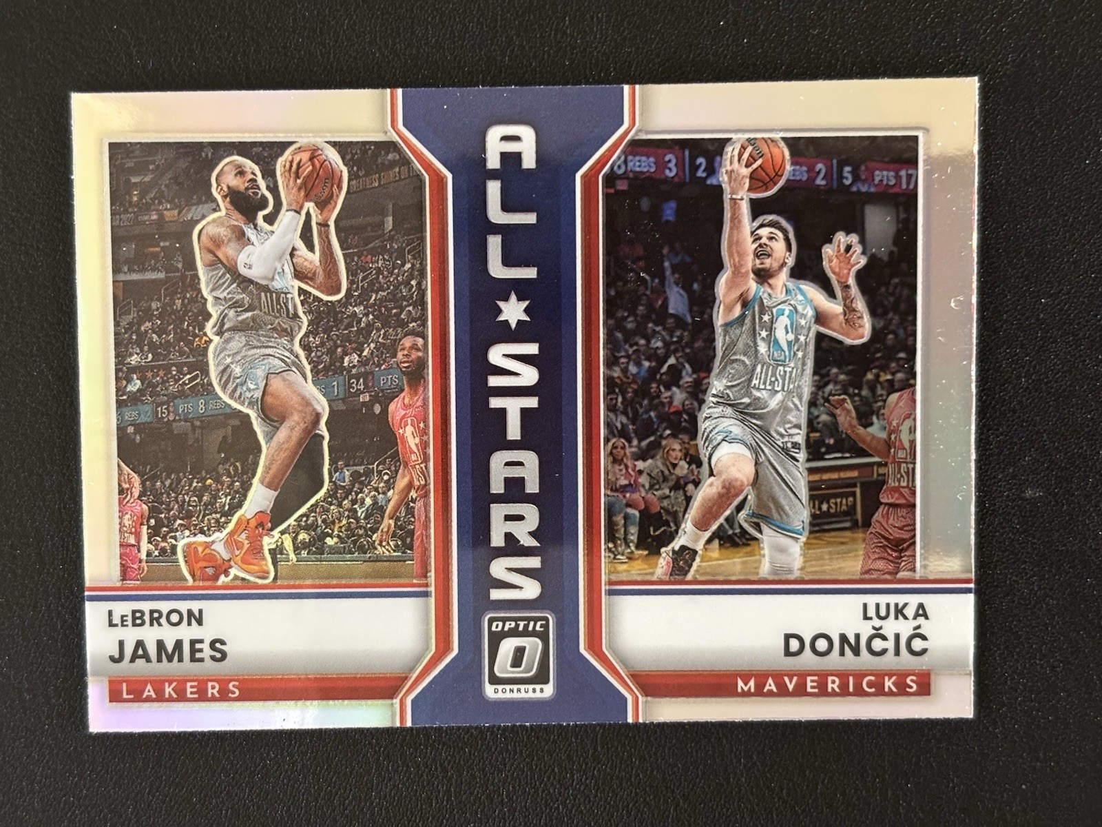 2022-23 Donruss Optic LeBron James & Luka Doncic All-Stars Holo Prizm Card 🔥