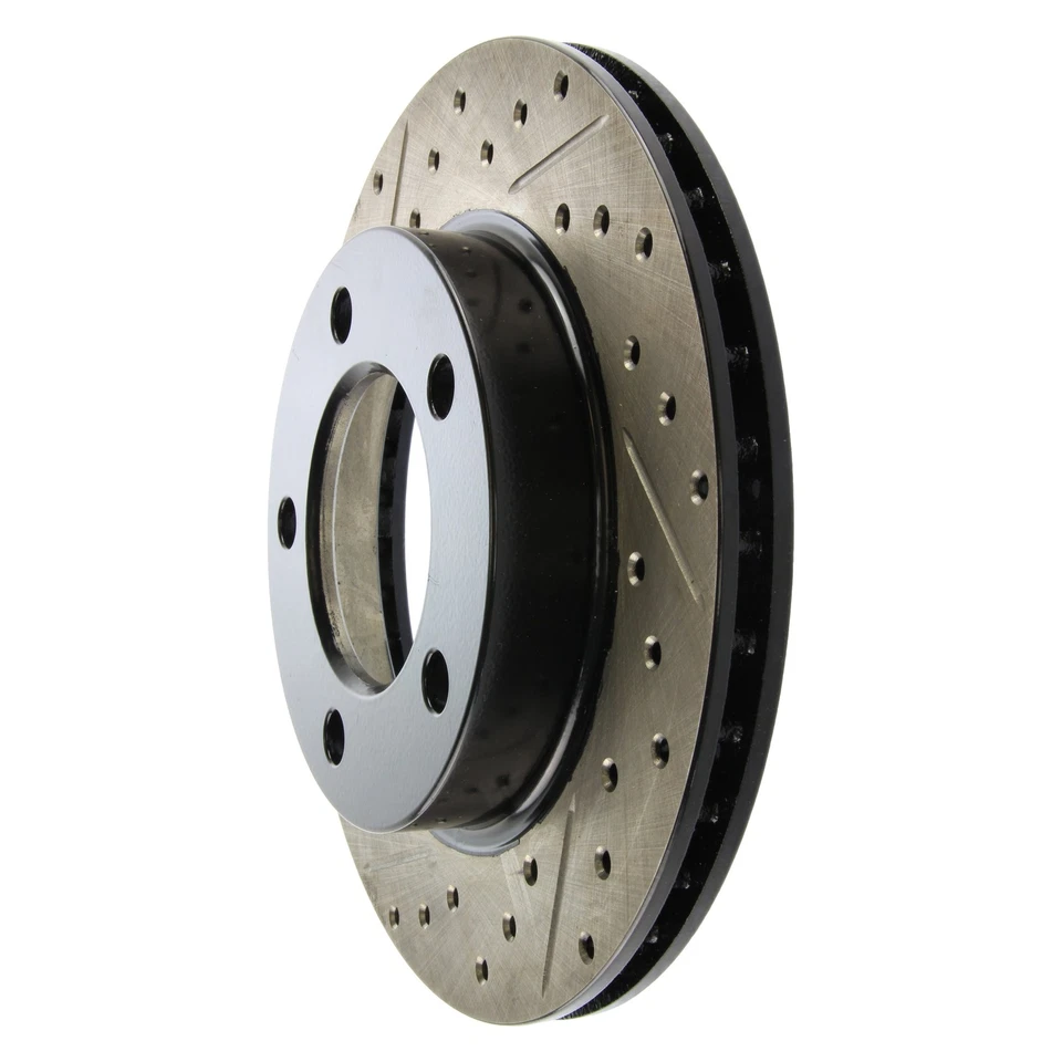 For Jeep CJ7 77-86 Brake Rotor Sport Drilled & Slotted 1-Piece Front Passenger Foto 2 de 4