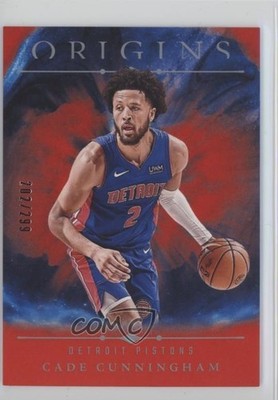2024-25 Panini Origins Red 202/299 Cade Cunningham #60 1c3k