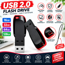USB 2.0 Flash Drive 32GB 64GB 128GB Memory Stick High Speed / Premium Quality