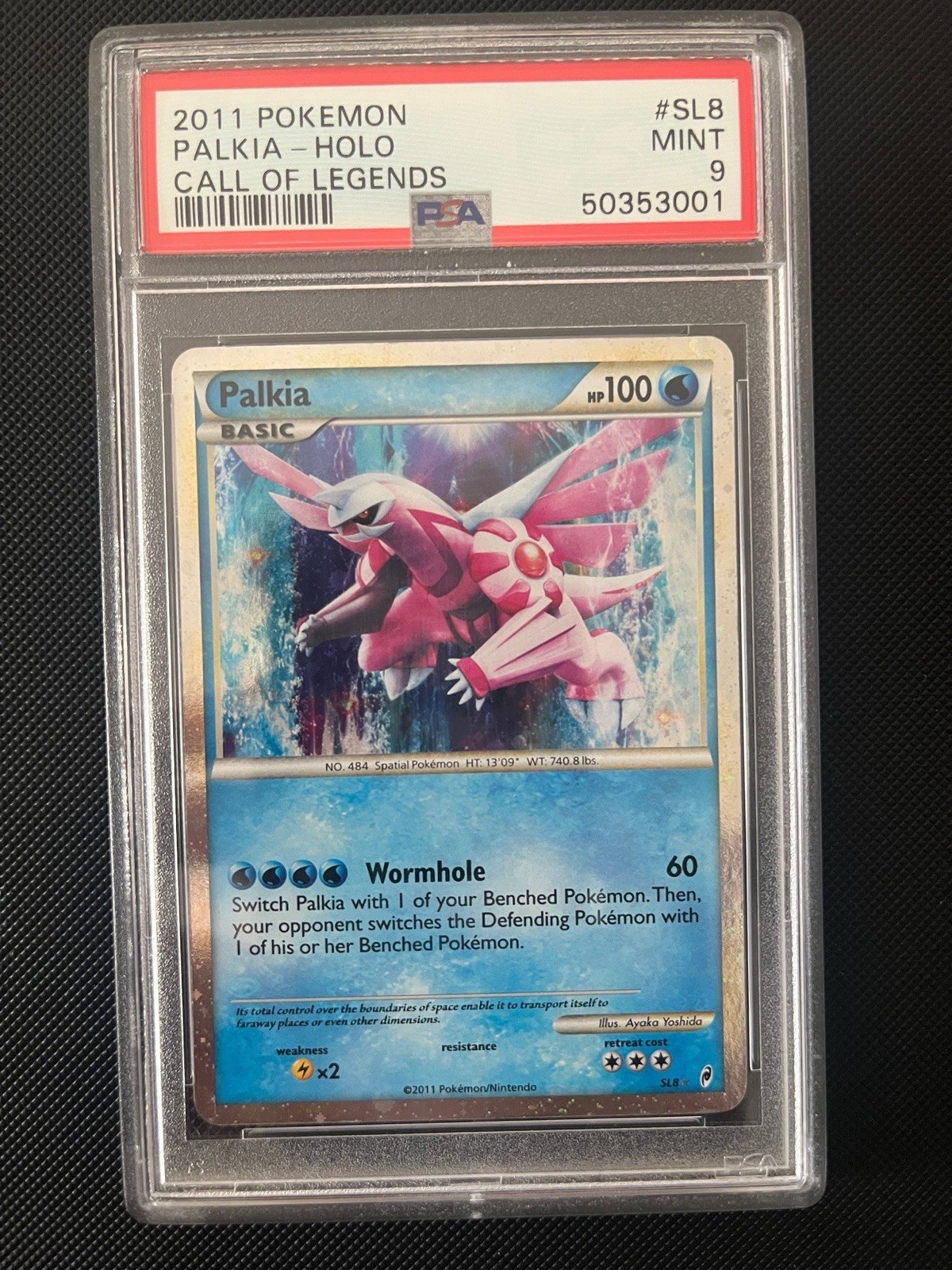 PSA 9 PALKIA SL8 | Call of Legends Holo Graded Pokemon Card DS