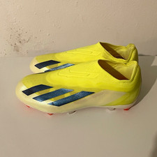 adidas F50 Crazyfast Football Boots Moulded Studs Size 2 Yellow/Blue/Red