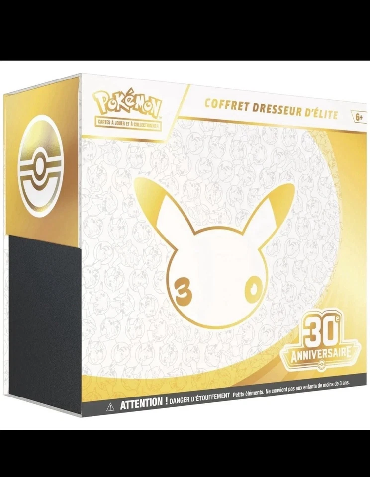 PRÉCOMMANDE Pokémon JCC Coffret Dresseur d'Élite 30e Anniversaire FR 6+ Kit - Photo 1/1