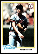 Pete Redfern 1978 Topps #81 Minnesota Twins MLB READ FREE SHIPPING AutographDen