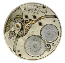 Antique 1913 Waltham, Grade 220, Model 1894, 12S, 15J Watch Movement PARTS