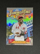 2024 Topps Chrome Elly De La Cruz Summertime in the Park RC #SITP-4 Reds
