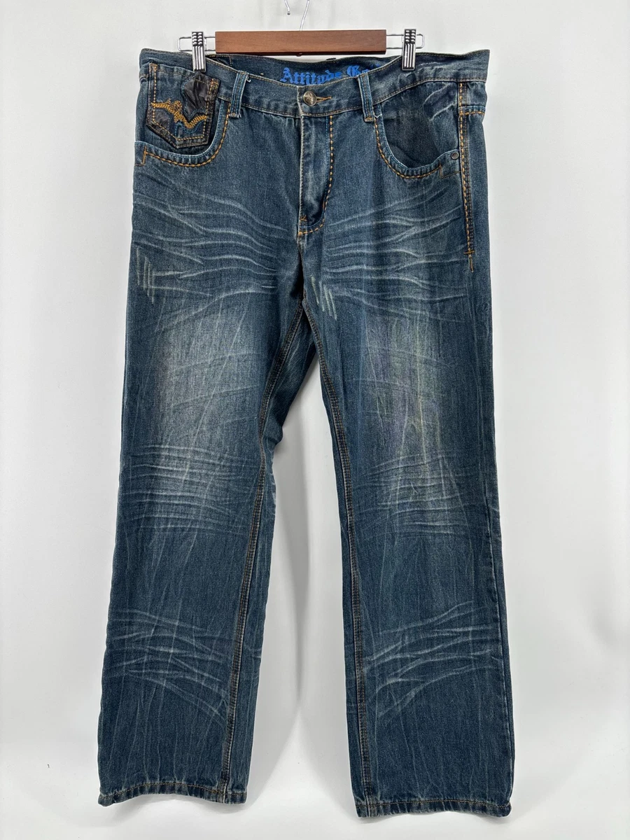 Attitude Denim Jeans for Men for sale - eBay