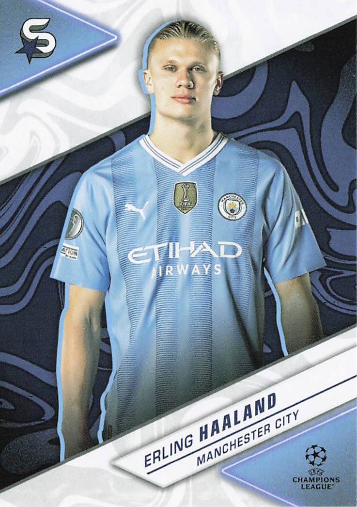 2023-24 Topps Uefa Club Competitions Superstars - Erling Haaland #87