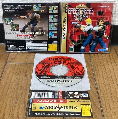 Sega Saturn * VIRTUA COP * Japan SPINE NEAR MINT EX