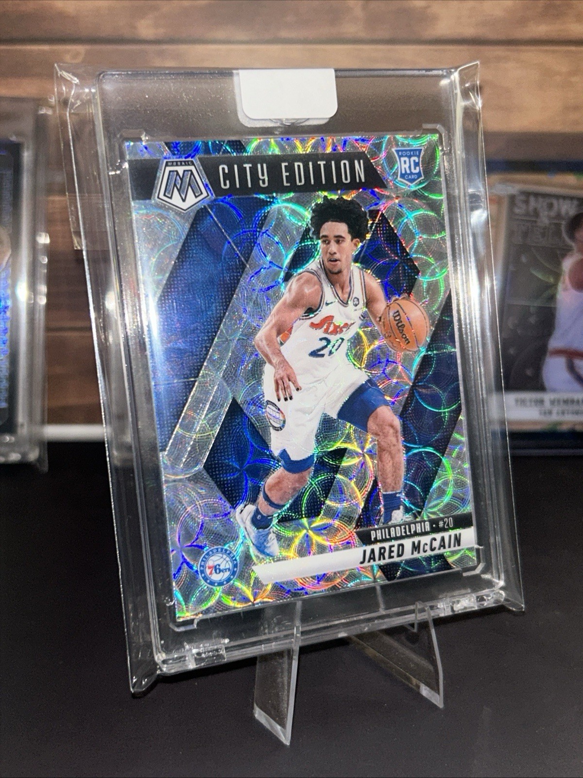 Jared McCain International Mosaic Rookie RC Insert 2024-25 Panini Mosaic #277