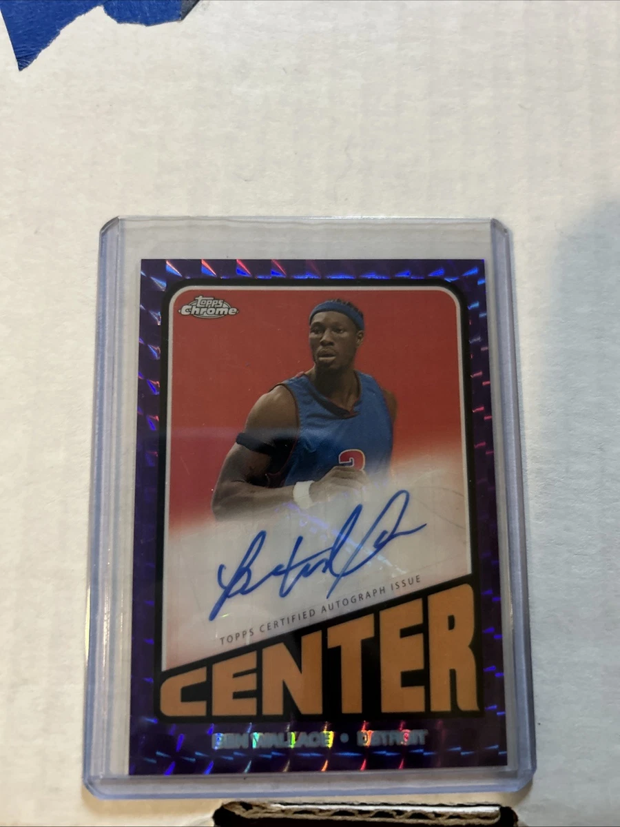 Ben Wallace Basketball Autographed Sports Trading Cards
