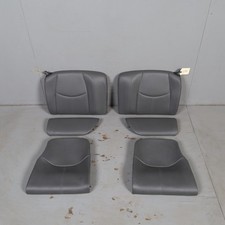 2009 Porsche 911 997 Cabrio Rear Seat Set Upper Lower Grey Leatherette Oem 2009 Porsche 911 997 Cabrio Rear Seat Set Upper Lower Grey Leatherette Oem