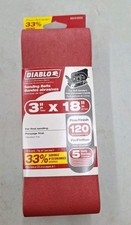 Diablo Tools Diablo Tools 3'' X 18'' Sanding Belt 120 Grit 5Pk