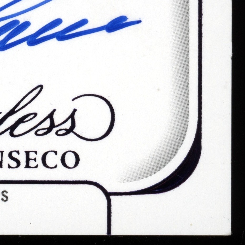 Jose Canseco 2024 Panini Flawless Legendary Auto 2/2 view 6