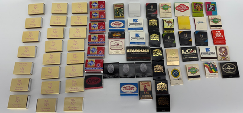 Vintage Collectible Matchbook Lot Casino Restaurant Advertising Unused Mixed