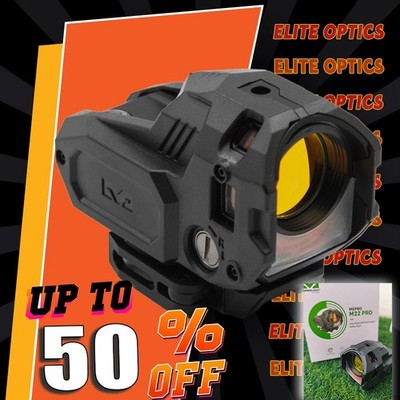 1:1 Clone M22 PRO Reflex Red Fiber Dot Sight, 1x28mm, Triangle 10 MOA USA STOCK