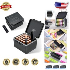 Pro AA Battery Storage Case, 28 Slots, Detachable Tester, Secure  Impactproof