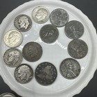 5 Silver Dimes /  1/2 Dollar / buff / liberty Nickels Indian Head/Steel PennyLot — photo 5