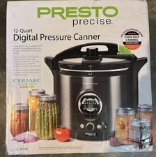 NEW Presto Precise Digital Pressure Canner 02144 12 Quart