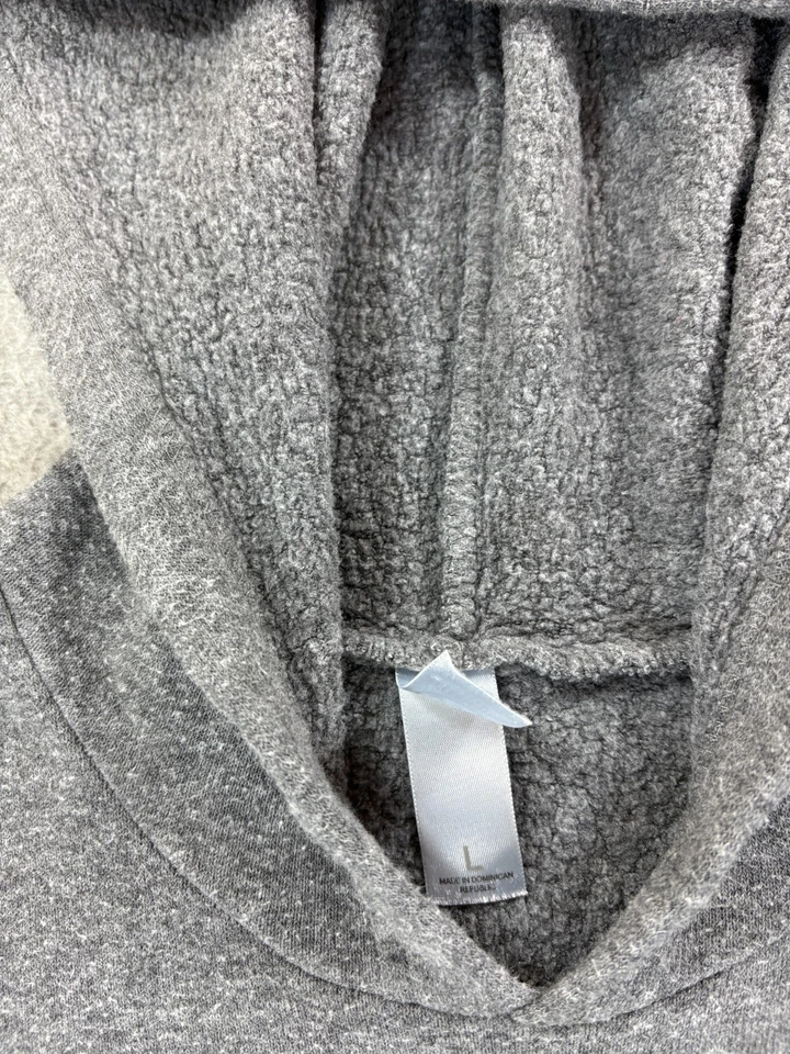 Винтажная толстовка с капюшоном 2000-е концертный логотип фиш (мужская большая) серая - Изображение 3 из 4