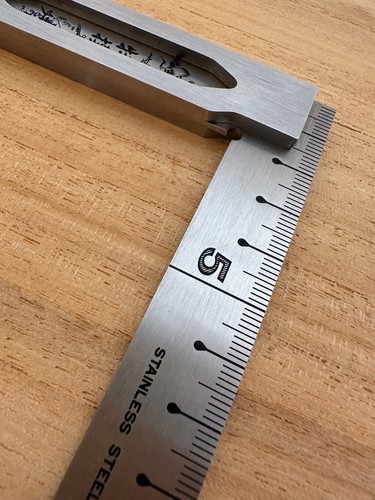 Shinwa Precision Square 13cm 62014 Acero Inoxidable Try Square 90° Herramienta Japón - Imagen 7 de 7