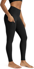 Women'S High Waisted Yoga Leggings with Pockets, Tummy Control Non See through W