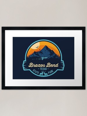Brazos Bend State Park Texas Vacati gerahmtes Wandbild Poster Leinwanddruck Bild