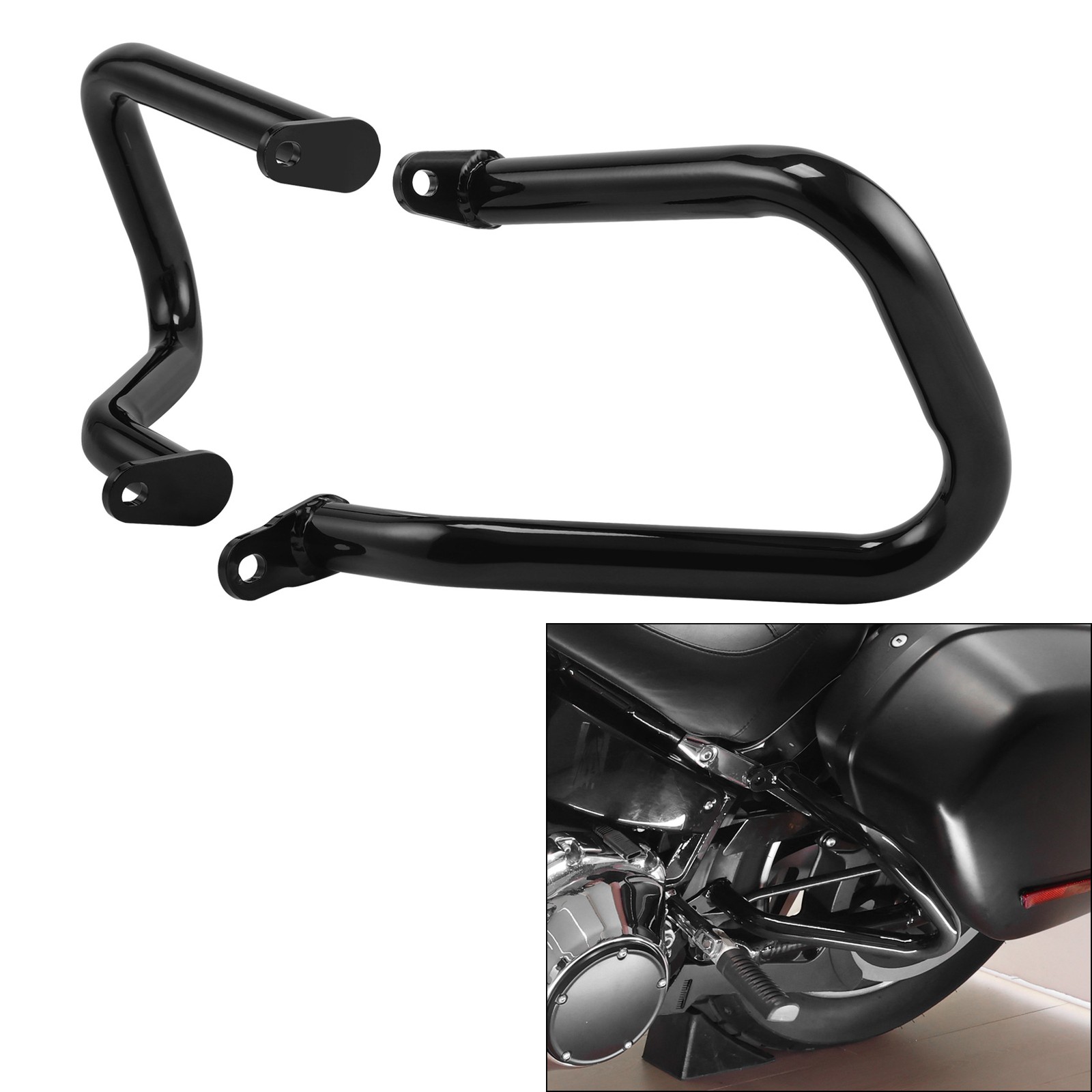 Rear Saddlebag Support Guards Rails Fit For Harley Low Rider S Street Bob 2025
