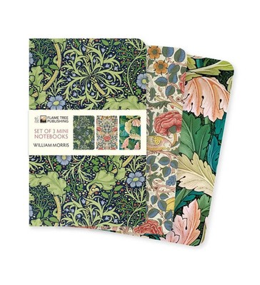 William Morris Set of 3 Mini Notebooks | Flame Tree Publishing | Buch | 192 S.