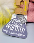 NWT--TURTLE FUR TODDLER SOPHIE PINK HEART EARFLAP POM BEANIE HAT SIZE 1-3 YEARS  — photo 3