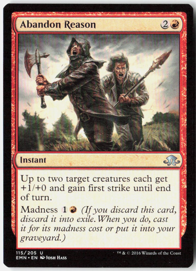 Magic - Abandon Reason Eldritch Moon [EMN - 115] NM Uncommon