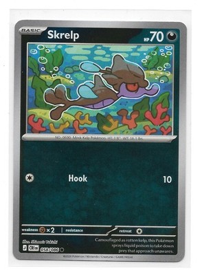 Skrelp 58/86- ME04: Chaos Rising (CRI) Reverse Holo Near Mint