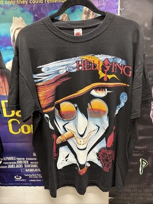 Vintage Double Sided Hellsing Shirt Anime Manga Size XL 90s
