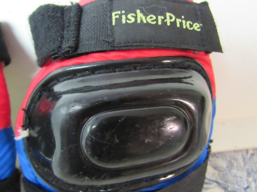 Pair Kid Size Fisher Price In Line Skating / Skateboard Elbow Pads / Guards - Picture 10 of 13