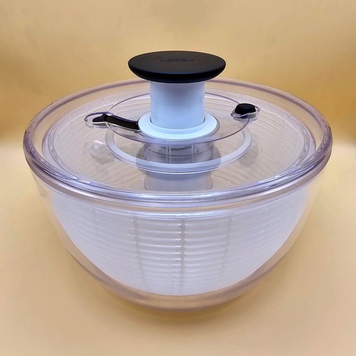 OXO Good Grips Salad Spinner Large Clear White Black