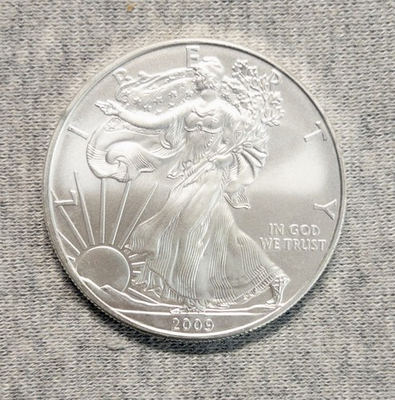 #ad American Silver Eagle 2009 1 Troy Oz Bullion Coin ASE $100.00