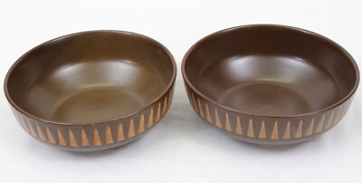 Ben Seibel Forum International RARE 7 5/8'' Soup Bowl Set of 2 Vintage MCM