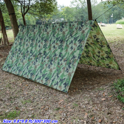 Awning Waterproof Tarp Tent Shade Ultralight Canopy Sunshade Camping Shelter 3x3