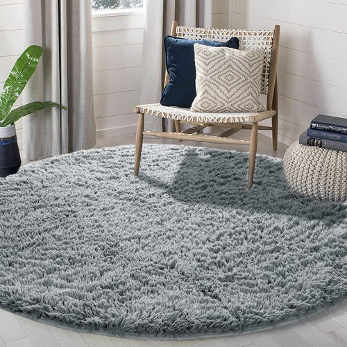 Thick Shaggy Large Rugs Non Slip Hallway Runner Rug Living Room Carpet Soft Pile - Picture 10 of 146
