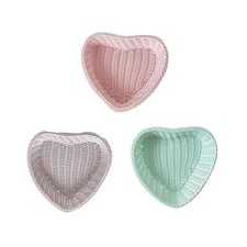Heart Shaped Storage Basket Lightweight Cookie Plate