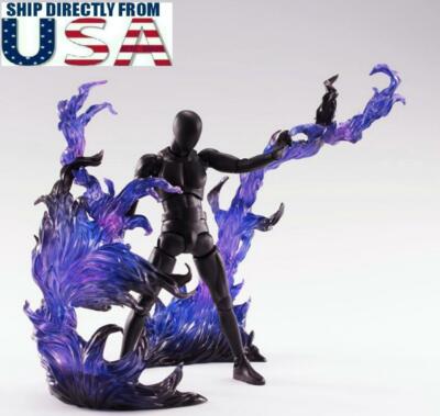 EFFECT BURNING FLAME DARK PURPLE D-Art Figma Kamen Rider Gundam 1/6 Figure 