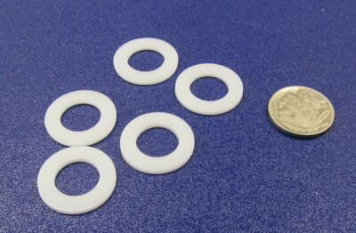 #ad #ad Acetal Delrin Round Washer 1 2quot; Screw Size .885quot; OD 1 16quot; Thick 20 Pcs $32.53