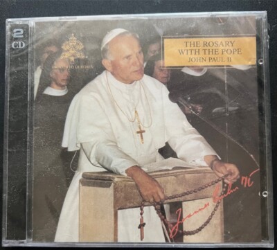 SEALED Collectible Catholic The Rosary with Saint Pope John Paul II 2  CD Set