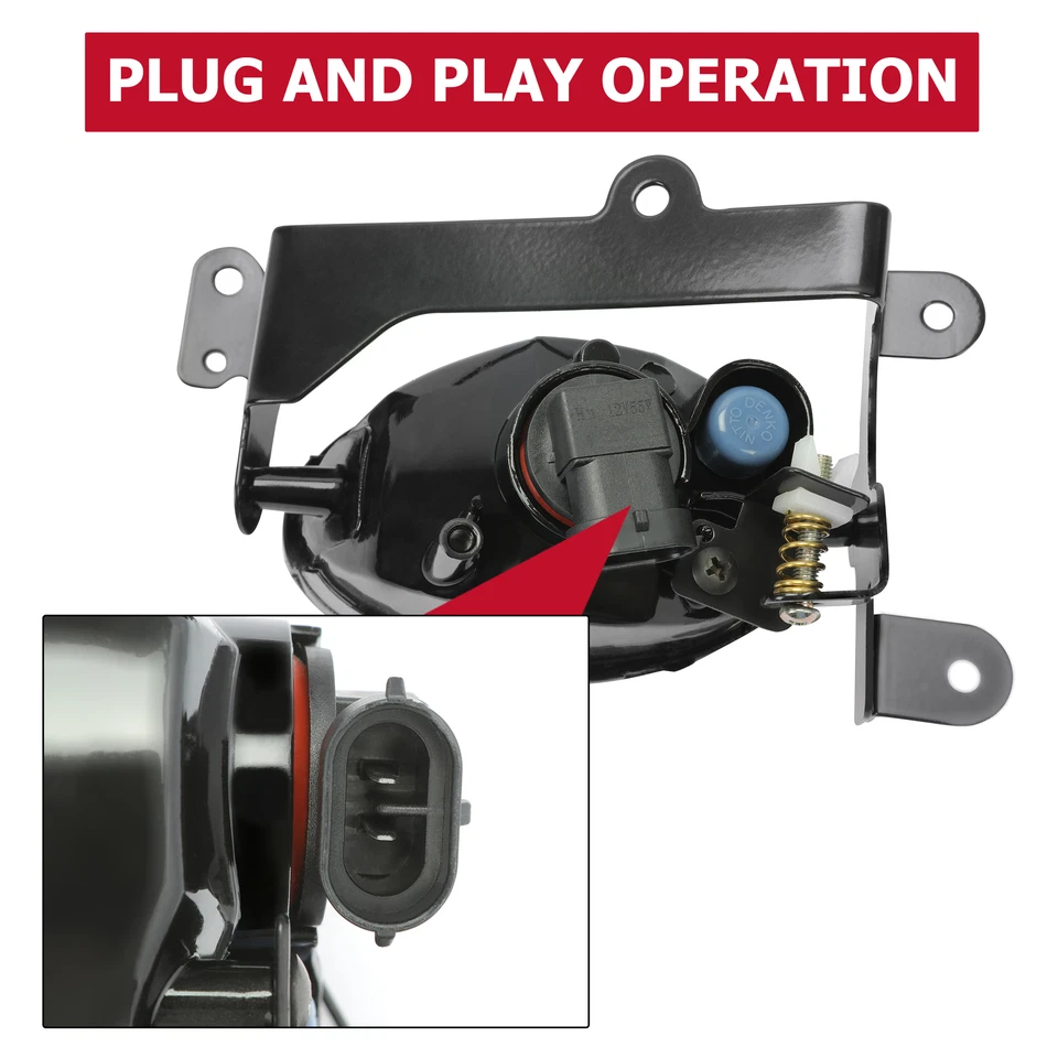 Подходит для 2006 07 2008 Honda Civic купе желтый объектив бампер герметичные противотуманные фары с проводкой - Изображение 3 из 4