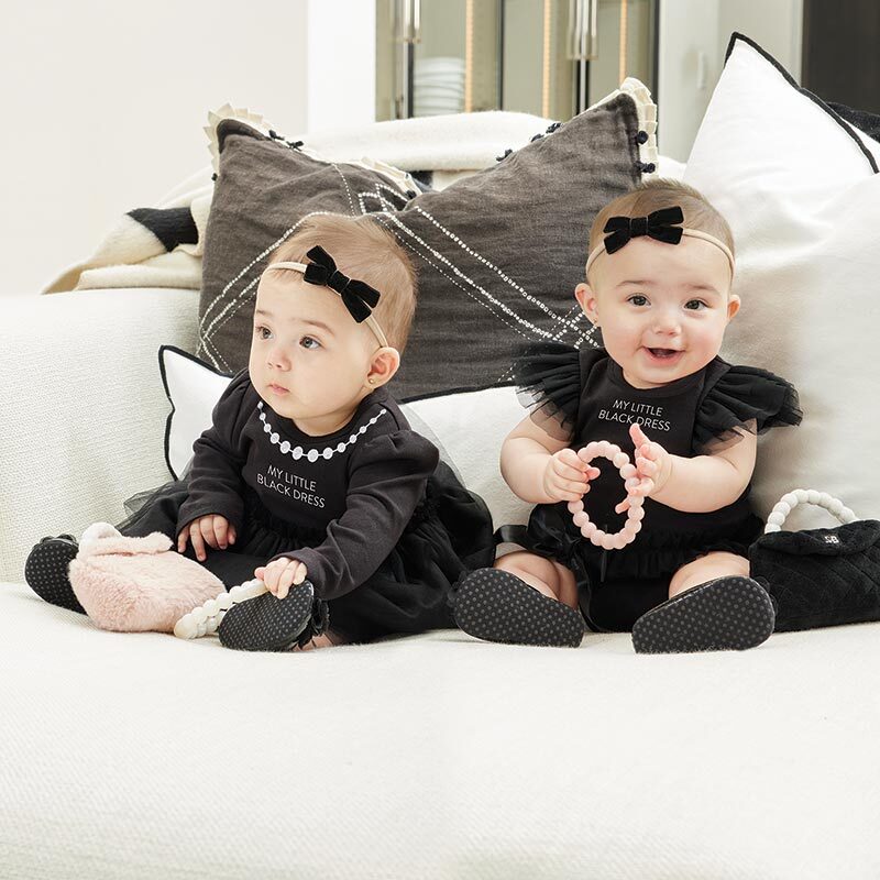 newborn black dress Children Kids Toddler Infant Baby Girls Long Sleeve Solid Polka Dot Tulle Princess Dress Newborn Dress (Black, 3-6 Months) : Sports & Outdoors over mittens of our Zippies Elegant Black Baby Dress |
