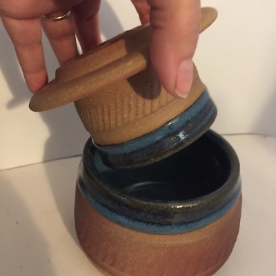 Arm & Hammer Collectible Butter Crock Keeper Bell Pottery Unique Hard to Find